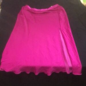 Free people Large pink midi skirt with slit